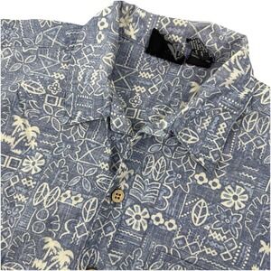 OP SPORTS Mens Short Sleeve button Hawaiian shirt‎ - Y2K 90's VTG - M